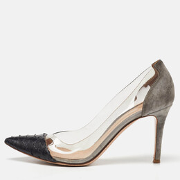 Gianvito Rossi: Чёрные туфли  Plexi