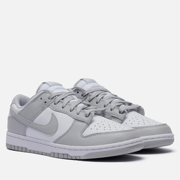 Nike: Белые кроссовки Dunk Low Retro