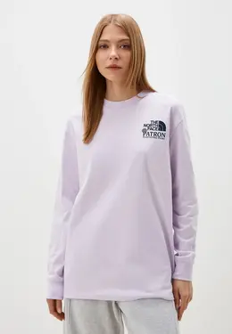 The North Face: Фиолетовый свитшот