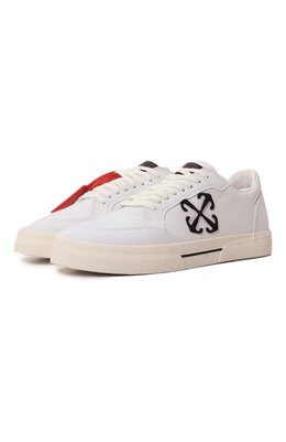 Off-White: Белые кеды  Vulcanized