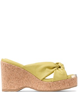 Jimmy Choo: Жёлтые сандалии 