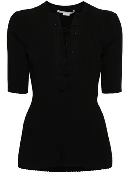 Stella McCartney: Кружевное топ 