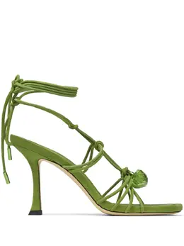 Jimmy Choo: Зелёные сандалии 