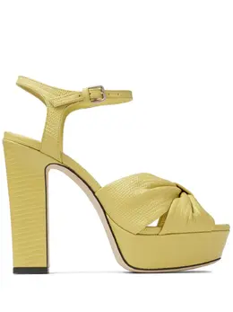 Jimmy Choo: Жёлтые сандалии 