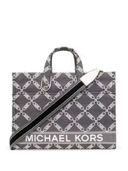 Michael Michael Kors: Чёрная сумка-шоппер 