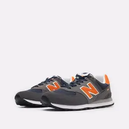 New Balance: Серые кроссовки  574