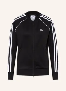 Adidas: Чёрная куртка Primeblue