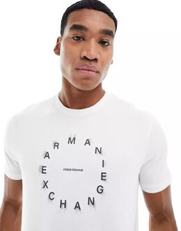 Armani Exchange: Футболка с надписями 