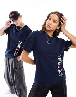 Tommy Jeans: Тёмная футболка