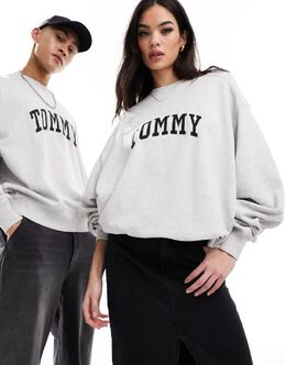 Tommy Jeans: Серая толстовка 