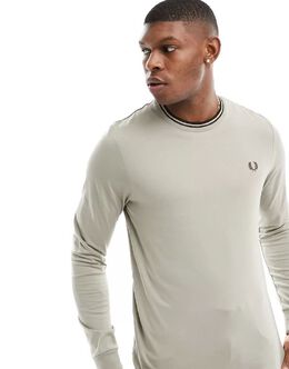 Fred Perry: Бежевая футболка 