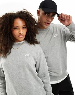 Nike: Серый свитшот  Trend