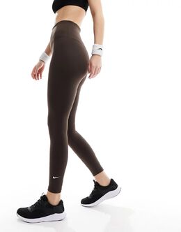 Nike: Коричневые легинсы  Dri FIT