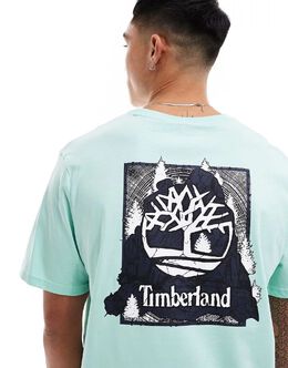 Timberland: Синяя футболка 