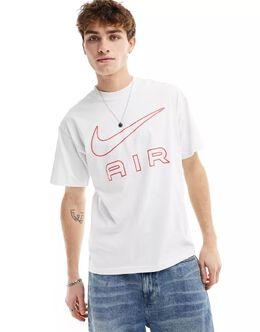 Nike: Белая футболка  Air