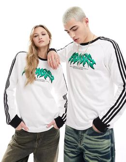 Adidas Originals: Белая футболка 