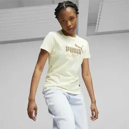 PUMA: Бежевая футболка 