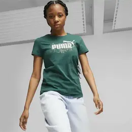 PUMA: Зелёная футболка 