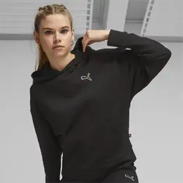 PUMA: Чёрная толстовка  Essentials