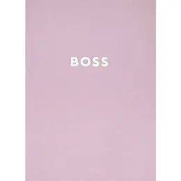 BOSS: Фиолетовая футболка 