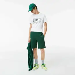 LACOSTE: Белая футболка 