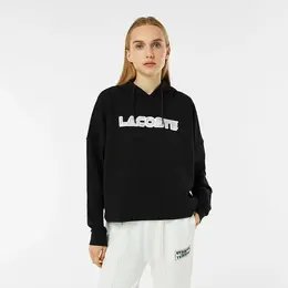 LACOSTE: Чёрная толстовка 