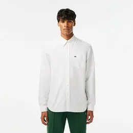 LACOSTE: Белая рубашка 