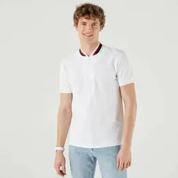 LACOSTE: Белое поло