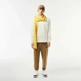 LACOSTE: Бежевый свитшот 