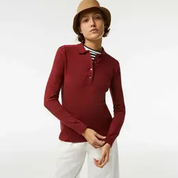 LACOSTE: Тёмное поло 