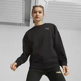 PUMA: Чёрный свитшот  Essentials