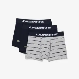 LACOSTE: Серые трусы 