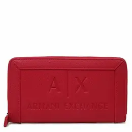 Armani Exchange: Красный кошелёк