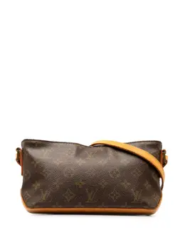 Louis Vuitton Pre-Owned: Коричневая сумка через плечо