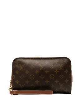 Louis Vuitton Pre-Owned: Коричневый клатч