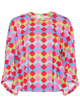 Comme Des Garçons: Платье с принтом 