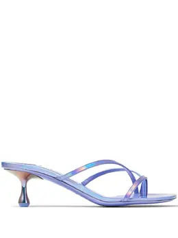 Jimmy Choo: Фиолетовые сабо 