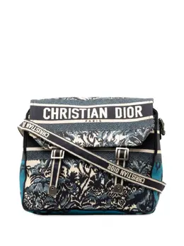 Christian Dior Pre-Owned: Голубая сумка через плечо