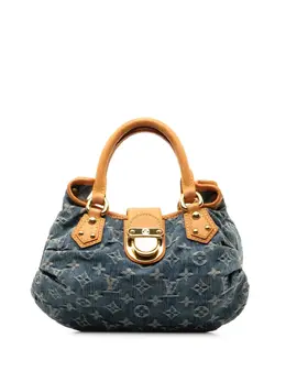 Louis Vuitton Pre-Owned: Голубая сумка