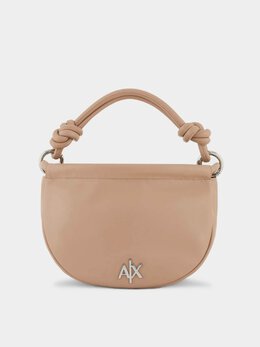 Armani Exchange: Коричневая сумка 