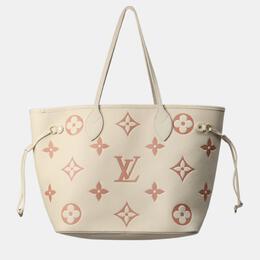 Louis Vuitton: Двухцветная сумка-шоппер  Neverfull MM