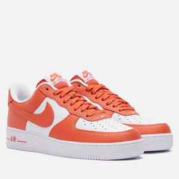 Nike: Оранжевые кроссовки  Air Force 1