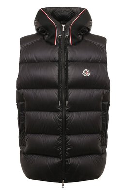 Moncler: Чёрный жилет 