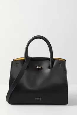 Furla: Чёрная сумка 