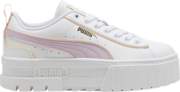 PUMA: Белые кроссовки  Mayze