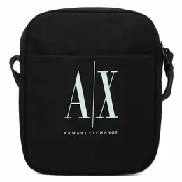 Armani Exchange: Чёрная сумка