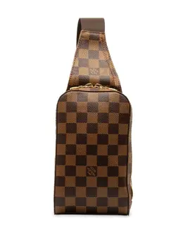 Louis Vuitton Pre-Owned: Коричневая сумка через плечо 