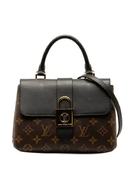 Louis Vuitton Pre-Owned: Чёрная сумка 