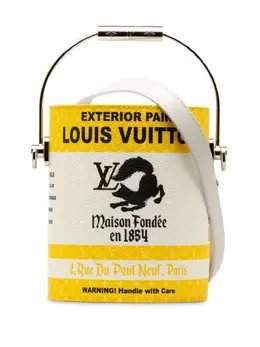 Louis Vuitton Pre-Owned: Белая сумка 