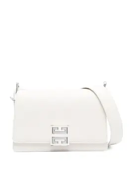 Givenchy: Белая сумка через плечо  4G